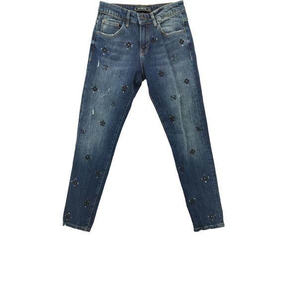 Raw Prvctr Faded Women's Blue Jeans Size 28 - Picture 1 of 11